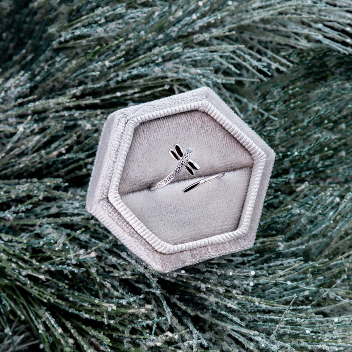Flying Free Dragonfly Ring