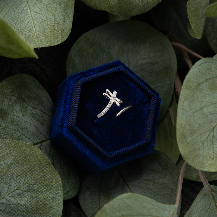 Flying Free Dragonfly Ring
